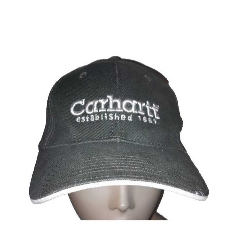 Black Carhartt A127 baseball cap with embroidered logo